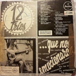 Disco de Vinilo Varios - 12 Trios... Que Nos Emocionaron Vinyl Record