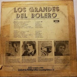 Disco de Vinilo Varios - Los Grandes Boleros Vinyl Record