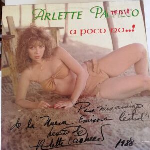 Disco de Vinilo Arlette Pacheco - A Poco No Vinyl Record