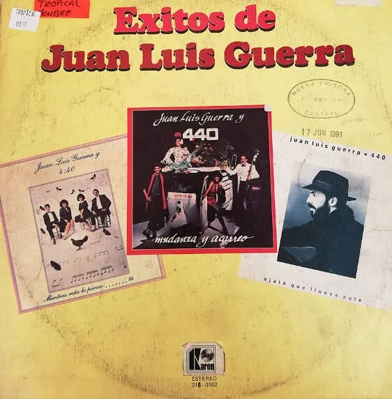 Disco de Vinilo Juan Luis Guerra - Exitos De Juan Luis Guerra Vinyl Record
