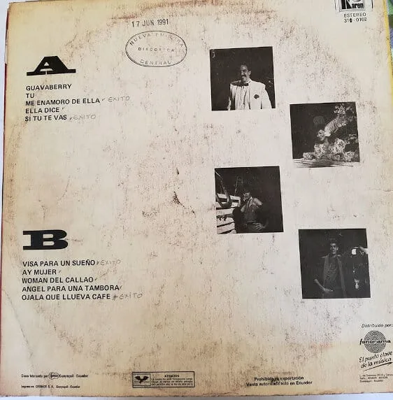 Disco de Vinilo Juan Luis Guerra - Exitos De Juan Luis Guerra Vinyl Record