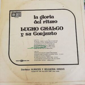 Disco de Vinilo Lucho Chalco - La Gloria Del Ritmo Vinyl Record