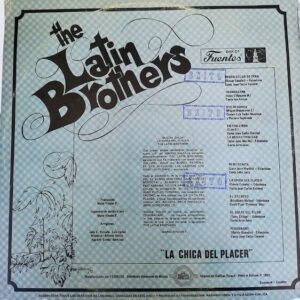 Disco de Vinilo The Latin Brothers - La Chica Del Placer Vinyl Record