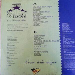 Disco de Vinilo Dcache - Como Toda Mujer Vinyl Record