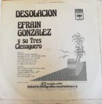 Disco de Vinilo Efrain Gonzalez Y Su Tres Cienaguero - Desolación Vinyl Record