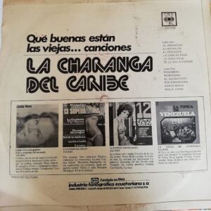 Disco de Vinilo La Charanga Del Caribe - Que Buenas Estan Las Viejas Canciones Vinyl Record