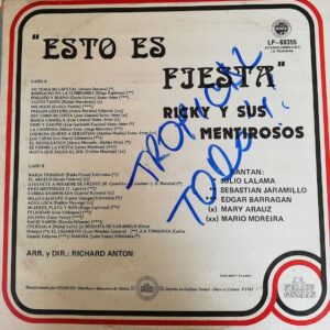 Disco de Vinilo Ricky Y Sus Mentirosos - Esto Es Fiesta Vinyl Record