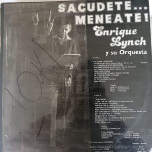 Disco de Vinilo Enrique Lynch - Salsa Travolta Vinyl Record