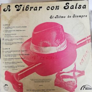 Disco de Vinilo Varios - A Vibrar Con Salsa El Ritmo De Siempre Vinyl Record