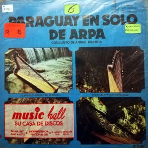 Conjunto De Anibal Riveros - Paraguay En Solo De Arpa Vinilo