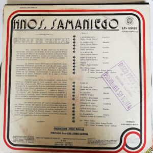 Disco de Vinilo Hermanos Samaniego - Bodas De Cristal Vinyl Record
