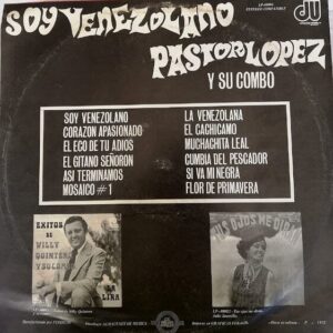 Disco de Vinilo Pastor Lopez Y Su Combo - Soy Venezolano Vinyl Record