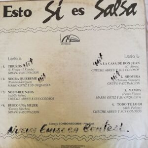 Disco de Vinilo Varios - Esto Si Es Salsa Vinyl Record