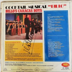 Disco de Vinilo Billo's Caracas Boys - Cocktail Musical "Billo" Vinyl Record