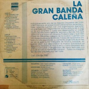 Disco de Vinilo La Gran Banda Caleña - La Gran Banda Caleña Vinyl Record