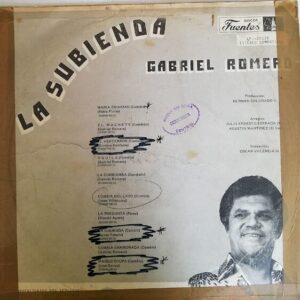 Disco de Vinilo Gabriel Romero - La Subienda Vinyl Record