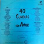 Disco de Vinilo Varios - 40 Cumbias Con Amor Vinyl Record