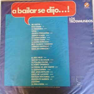 Disco de Vinilo Los Trotamundos - A Bailar Se Dijo Vinyl Record
