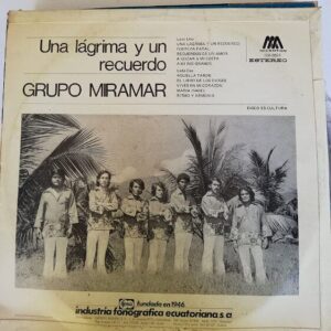 Disco de Vinilo Grupo Miramar - Una Lagrima Y Un Recuerdo Vinyl Record
