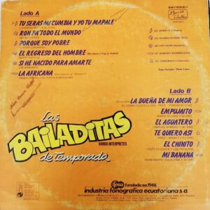 Disco de Vinilo Varios - Las Bailaditas De Temporadas Vinyl Record
