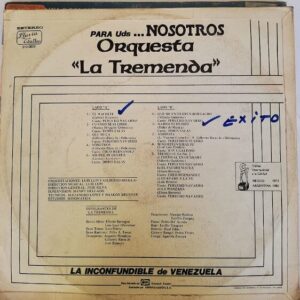 Disco de Vinilo La Orquesta Tremenda - Para Uds… Nosotros Vinyl Record