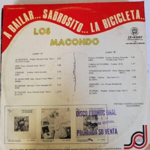 Disco de Vinilo Los Macondo - A Bailar…Sabrosito…La Bicicleta Vinyl Record