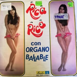 Disco de Vinilo Varios - Rica Rica Con Organo Bailable Vinyl Record