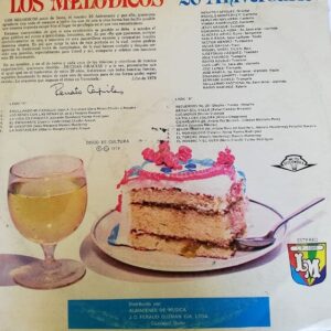 Disco de Vinilo Los Melodicos - 20 Años De Exitos Vinyl Record
