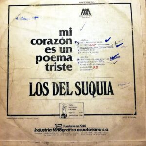 Disco de Vinilo Los Del Suquia - Mi Corazón Es Un Poema Triste Vinyl Record