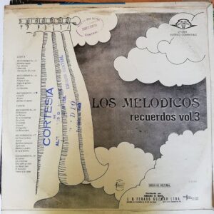 Disco de Vinilo Los Melodicos - Recuerdos Vol 3 Vinyl Record
