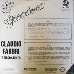 Disco de Vinilo Claudio Fabbri - La Gozadera Vinyl Record