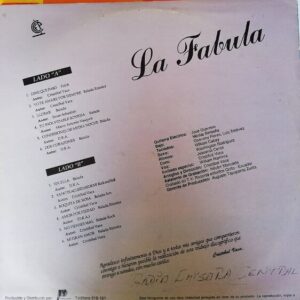 Disco de Vinilo Cristobal Vaca - La Fabula Vinyl Record