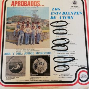 Disco de Vinilo Los Estudiantes De Ancon - Aprobados Vinyl Record