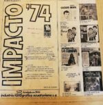Disco de Vinilo Varios - Impacto 74 Vinyl Record