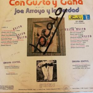 Disco de Vinilo Joe Arroyo - Con Gusto Y Gana Vinyl Record