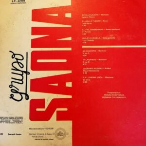 Disco de Vinilo Grupo Saona - Grupo Saona Vol 2 Vinyl Record