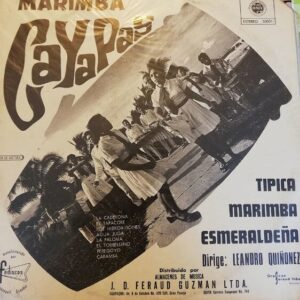 Disco de Vinilo Marimba Cayapas - Tipica Marimba Esmeraldeña Vinyl Record