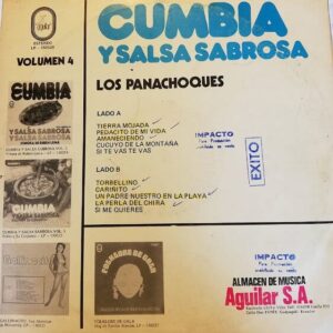 Disco de Vinilo Los Panachoques - Cumbia Y Salsa Sabrosa Vol 4 Vinyl Record