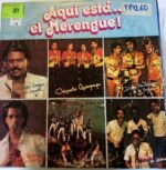 Disco de Vinilo Varios - Aquí Esta El Merengue Vinyl Record