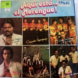 Disco de Vinilo Varios - Aquí Esta El Merengue Vinyl Record