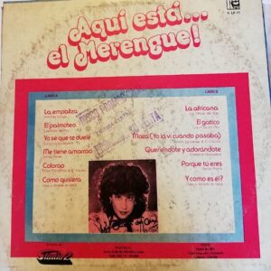 Disco de Vinilo Varios - Aquí Esta El Merengue Vinyl Record