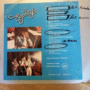 Disco de Vinilo Sophy - Que Mas Te Puedo Dar Vinyl Record