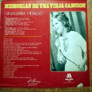 Disco de Vinilo Gina Maria Hidalgo - Memorias De Una Vieja Canción Vinyl Record