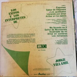 Disco de Vinilo Jorge Villamil - Jorge Villamil Vinyl Record