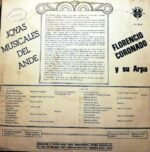 Disco de Vinilo Florencio Colorado - Joyas Musicales Del Ande Vinyl Record