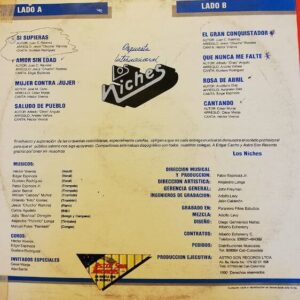Disco de Vinilo Los Niches - Salsa Por Siempre Vinyl Record