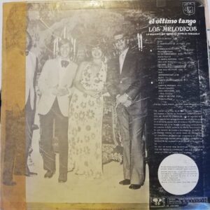 Disco de Vinilo Los Melodicos - El Ultimo Tango Vinyl Record