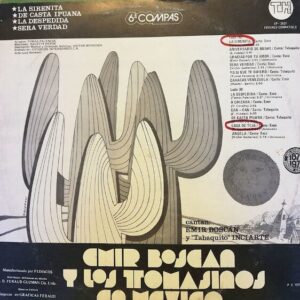 Disco de Vinilo Emir Boscan - Tabaquito Iniciarte Vinyl Record