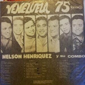 Disco de Vinilo Nelson Enriquez - Venezuela 75 Vinyl Record