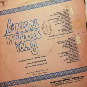 Disco de Vinilo Varios - Los Alegres Pegaditos Vol 8 Vinyl Record
